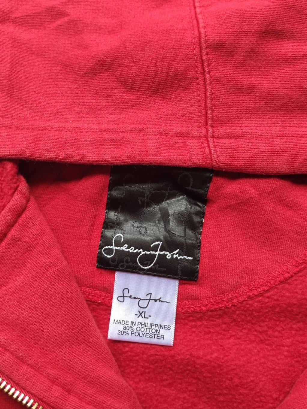 Sean John XL HipHop Vintage Oversize Zip Up Hoodie