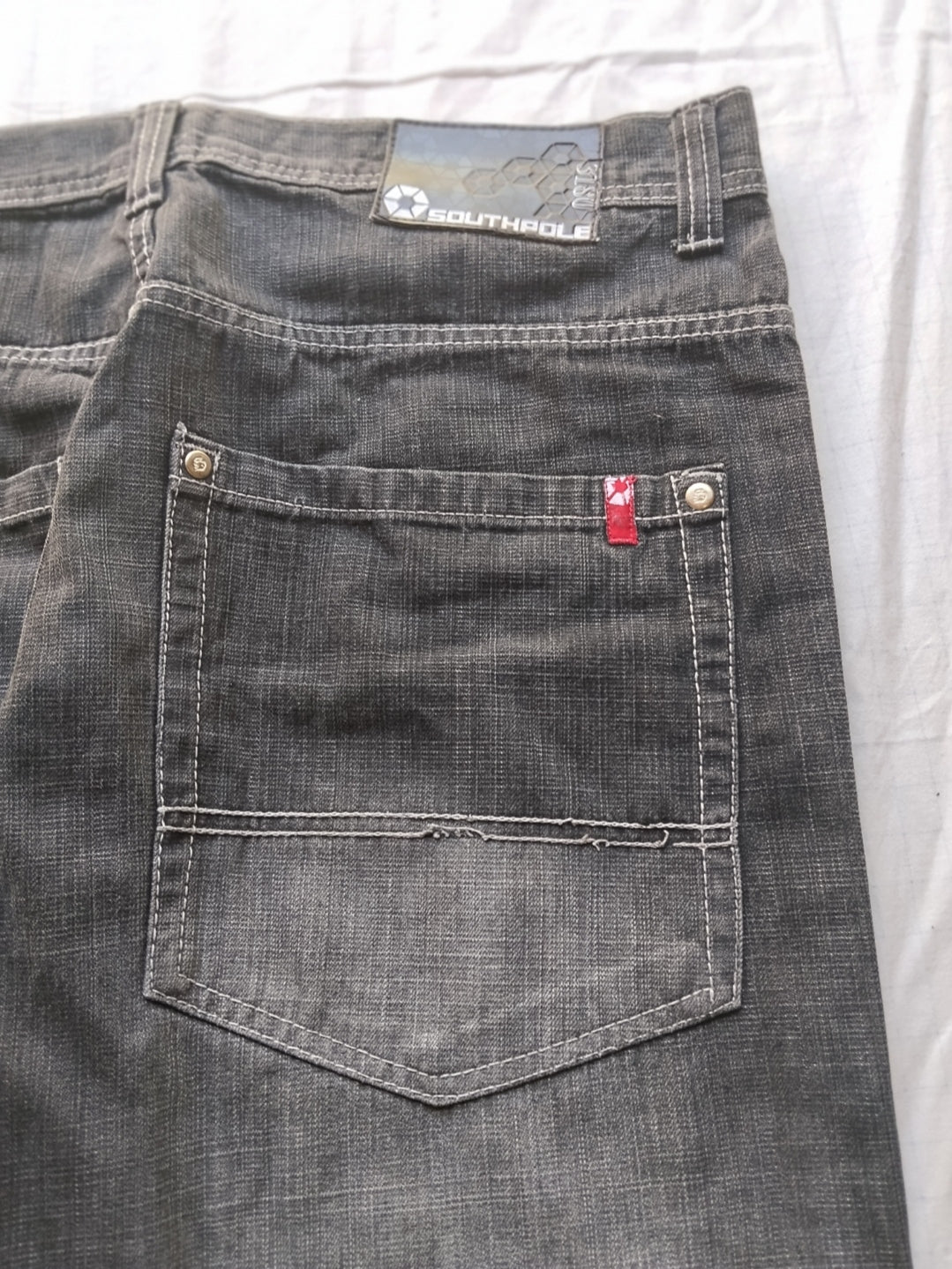 Southpole W38 Red Tab Og Baggy Jeans Y2k