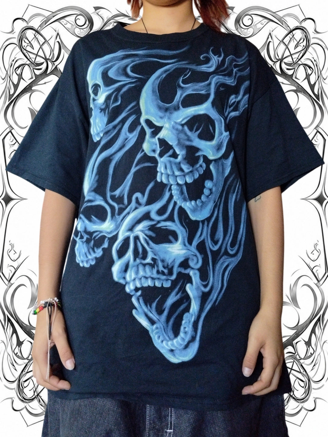 Unbranded L-XL Skull Vintage T-shirt