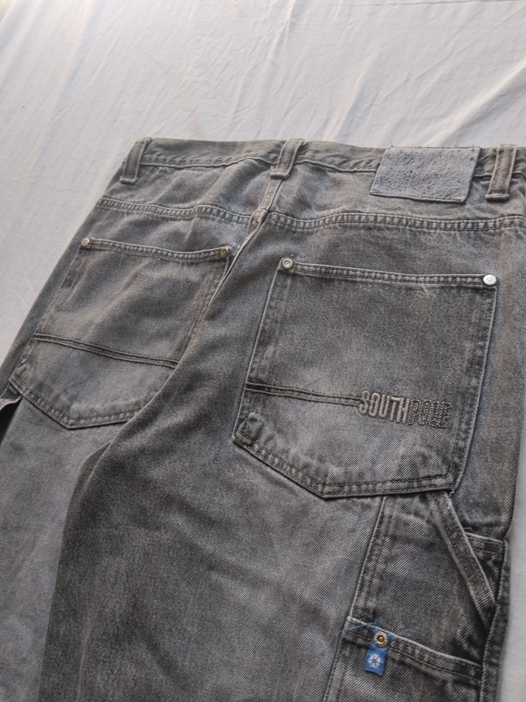 Southpole W34 Carpenter Blue Tab Baggy Jeans Y2k