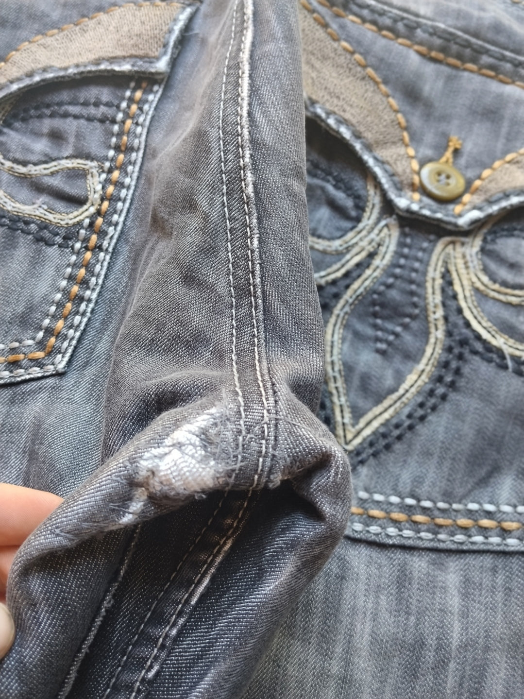 Southpole W36 Shiny Special Edition Baggy Jeans Y2k