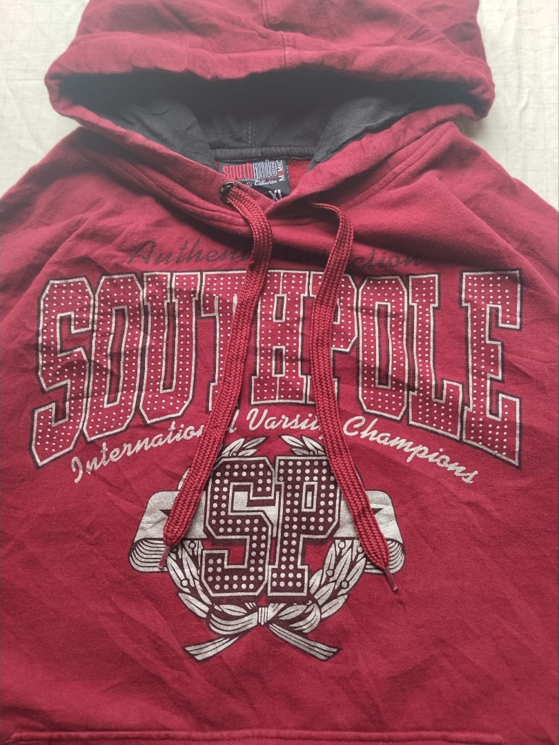 Southpole XL Embroidered Vintage Oversize Y2k Hoodie