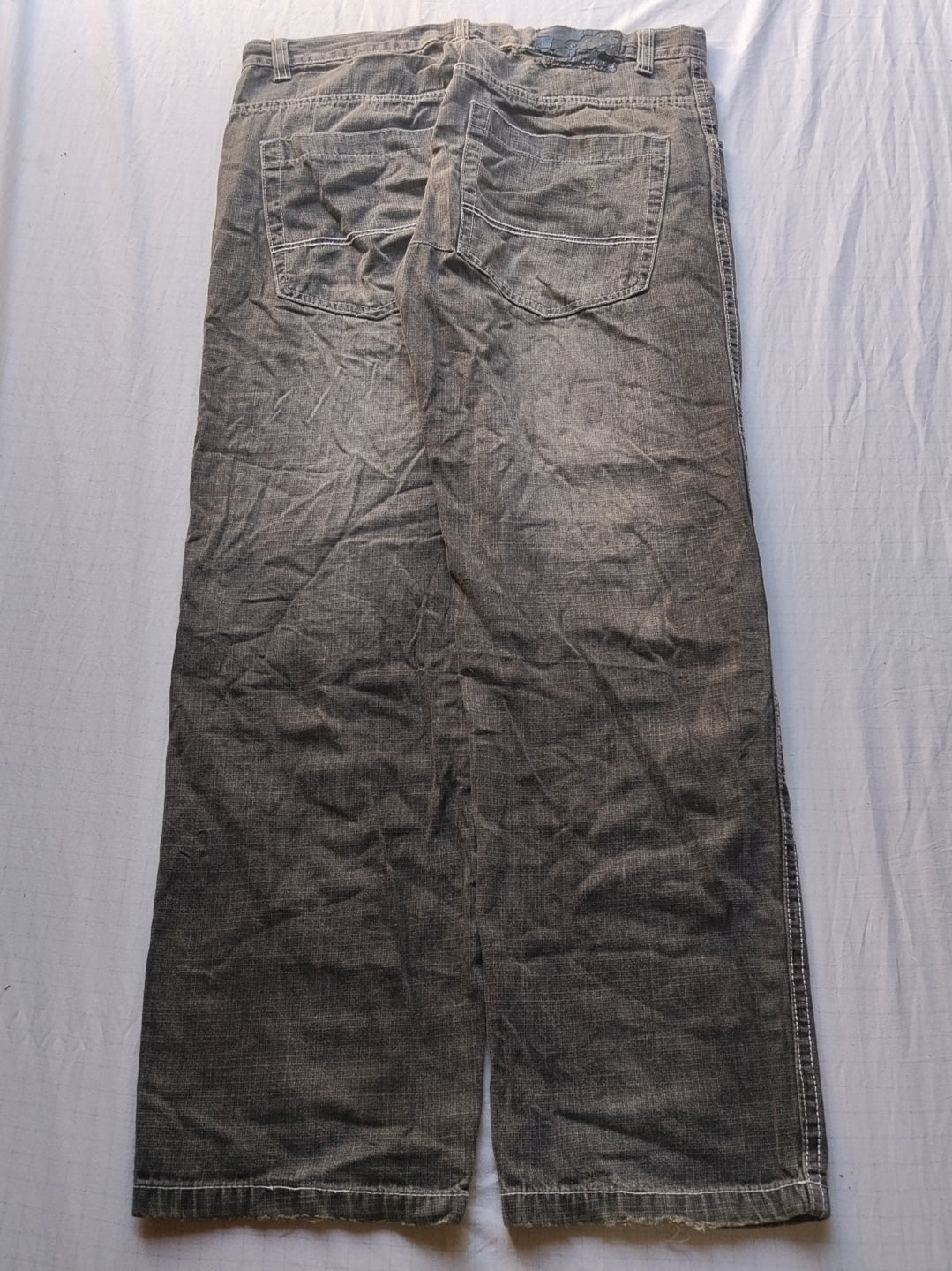 Southpole W38 Brown Tab Baggy Jeans Y2k