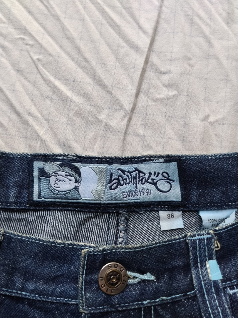 Southpole W36 Bboy Y2kBaggy Jeans Dj
