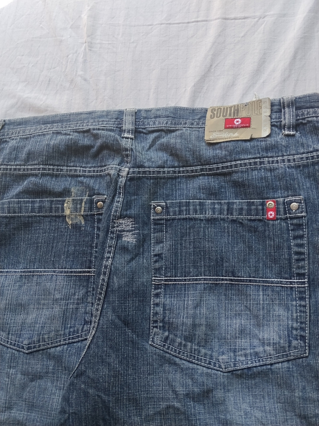 Southpole W42 Red Tab Baggy Jeans Y2k