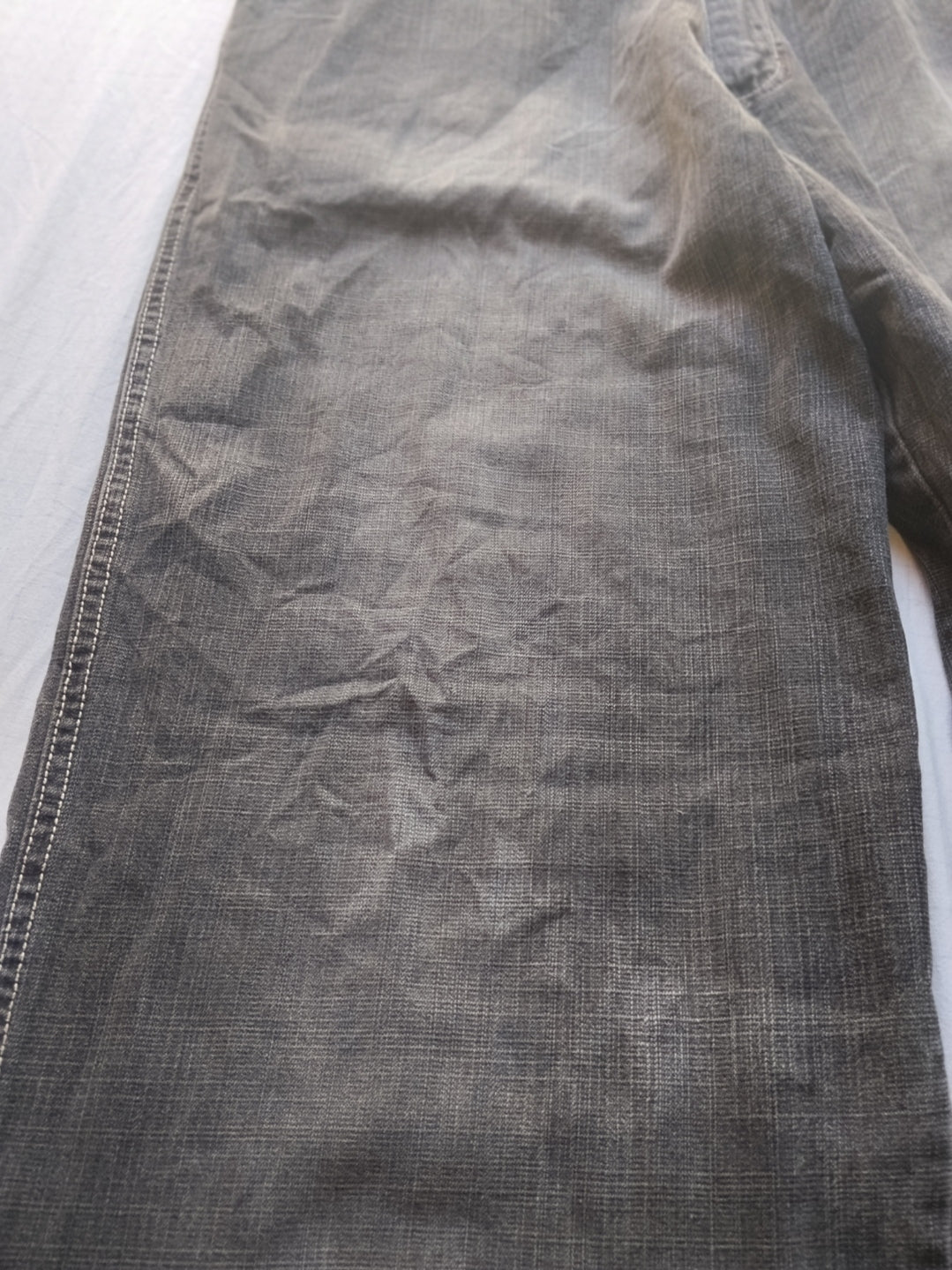 Southpole W42 Cream Tabs Vintage Baggy Jeans Y2k