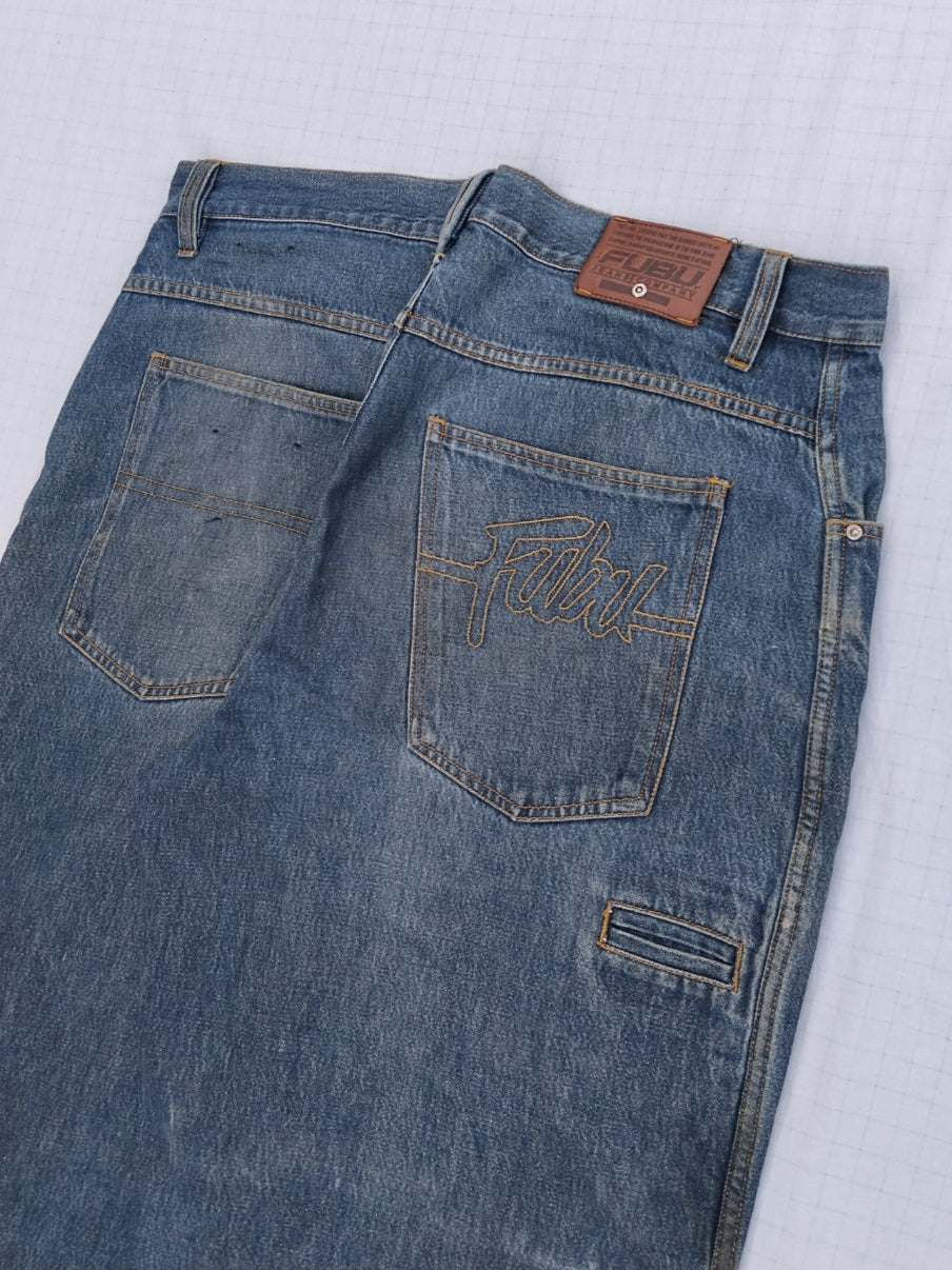 Fubu W38 Baggy Jeans Y2k HipHop Vintage