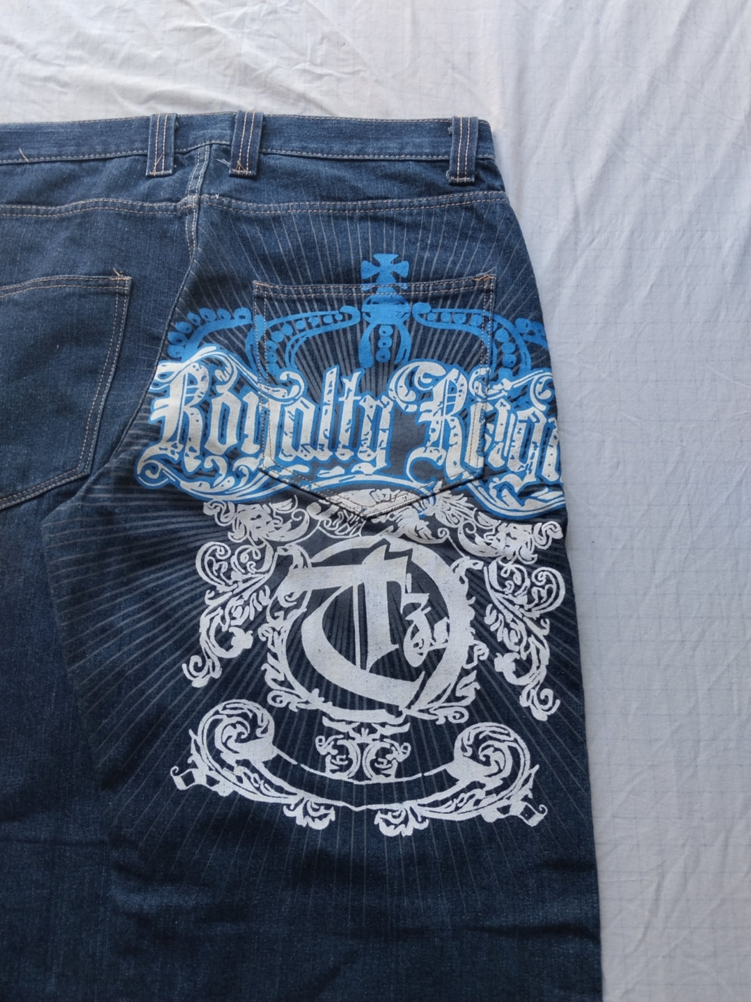 Townz W34 Baggy Jeans Y2k Vintage Graphic
