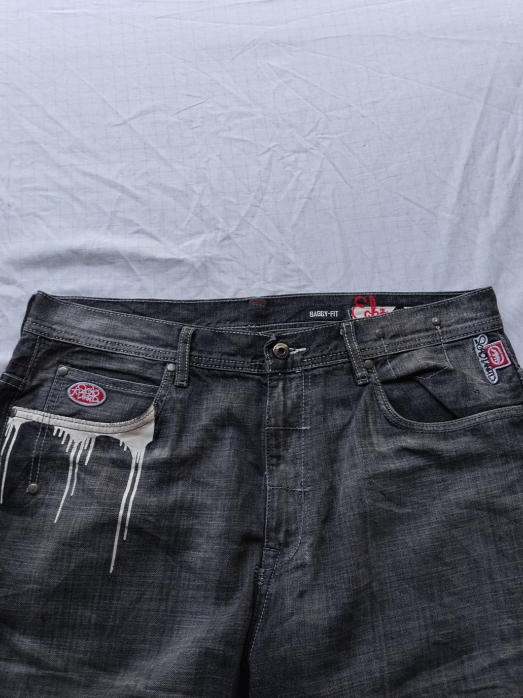 Ecko Unltd W36 Baggy Jeans Graffiti Y2k Vintage