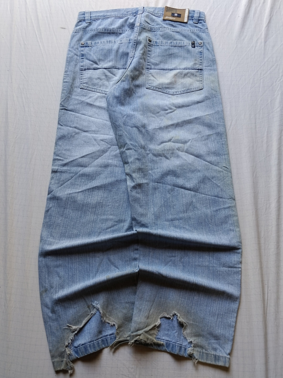 Southpole W36 Navy Tab Og Vintage Baggy Jeans