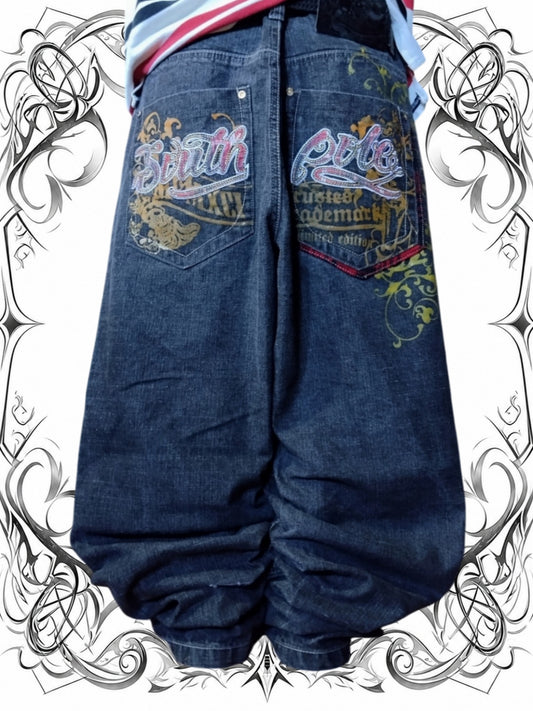 Southpole W36 Flannel Red Tab Baggy Jeans Y2k