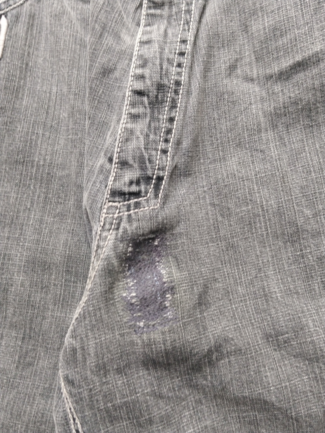 Ubug W34 Baggy Jorts Embroidered Y2k HipHop