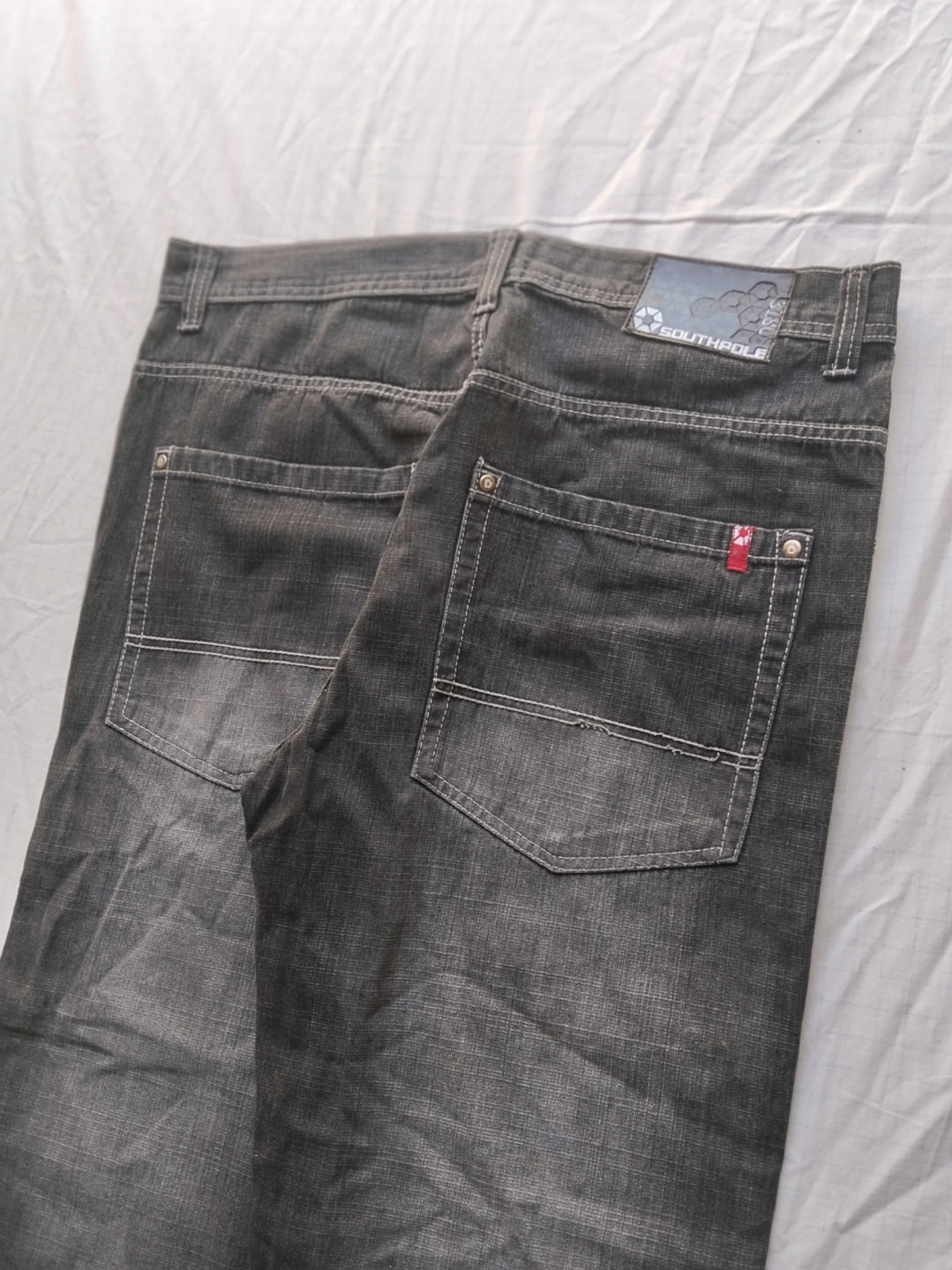 Southpole W38 Red Tab Og Baggy Jeans Y2k