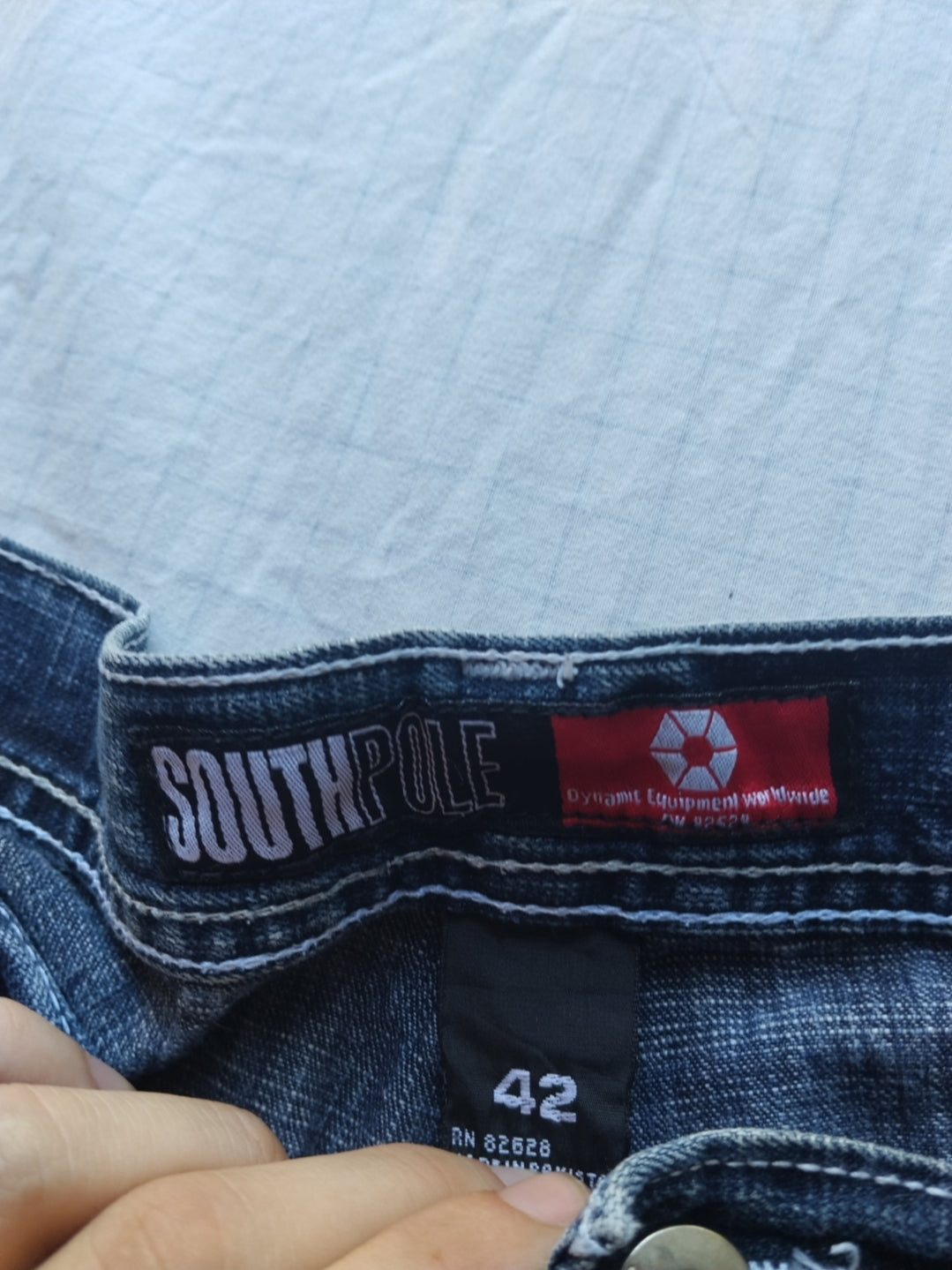 Southpole W42 Red Tab Baggy Jeans Y2k Vintage