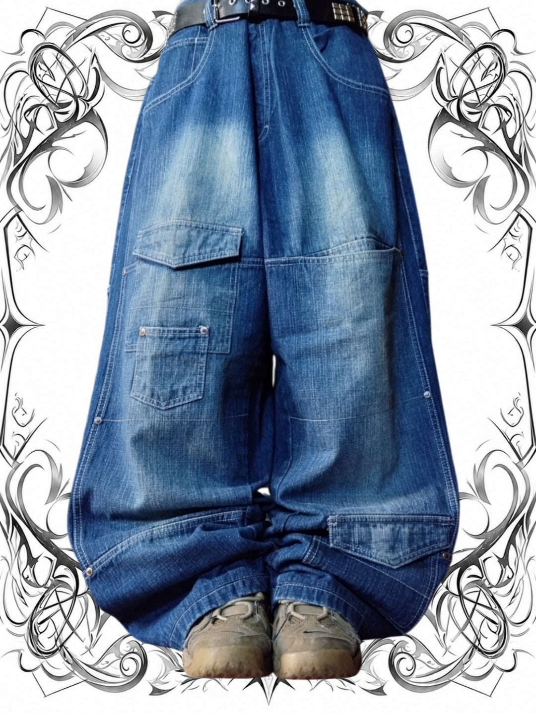 Southpole W38 Baggy Jeans Y2k Cargo Vintage