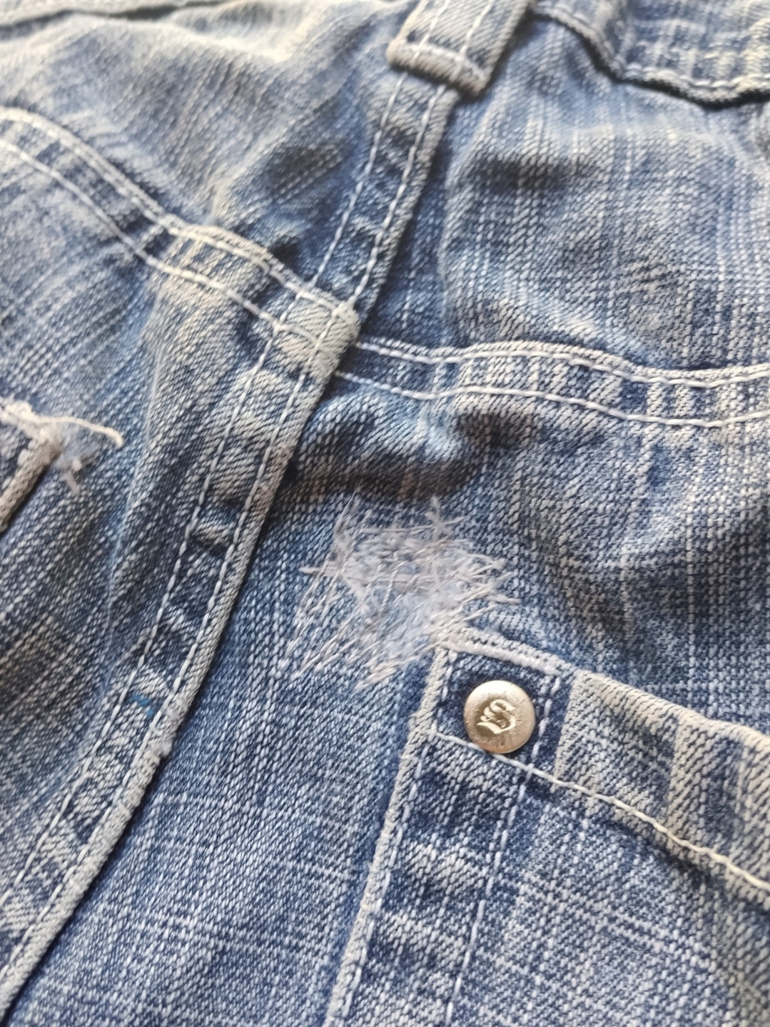 Southpole W34 Red Tab Baggy Jeans Y2k