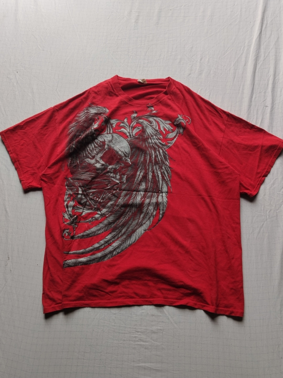 Gildan 2XL Skull Vintage T-shirt Y2k