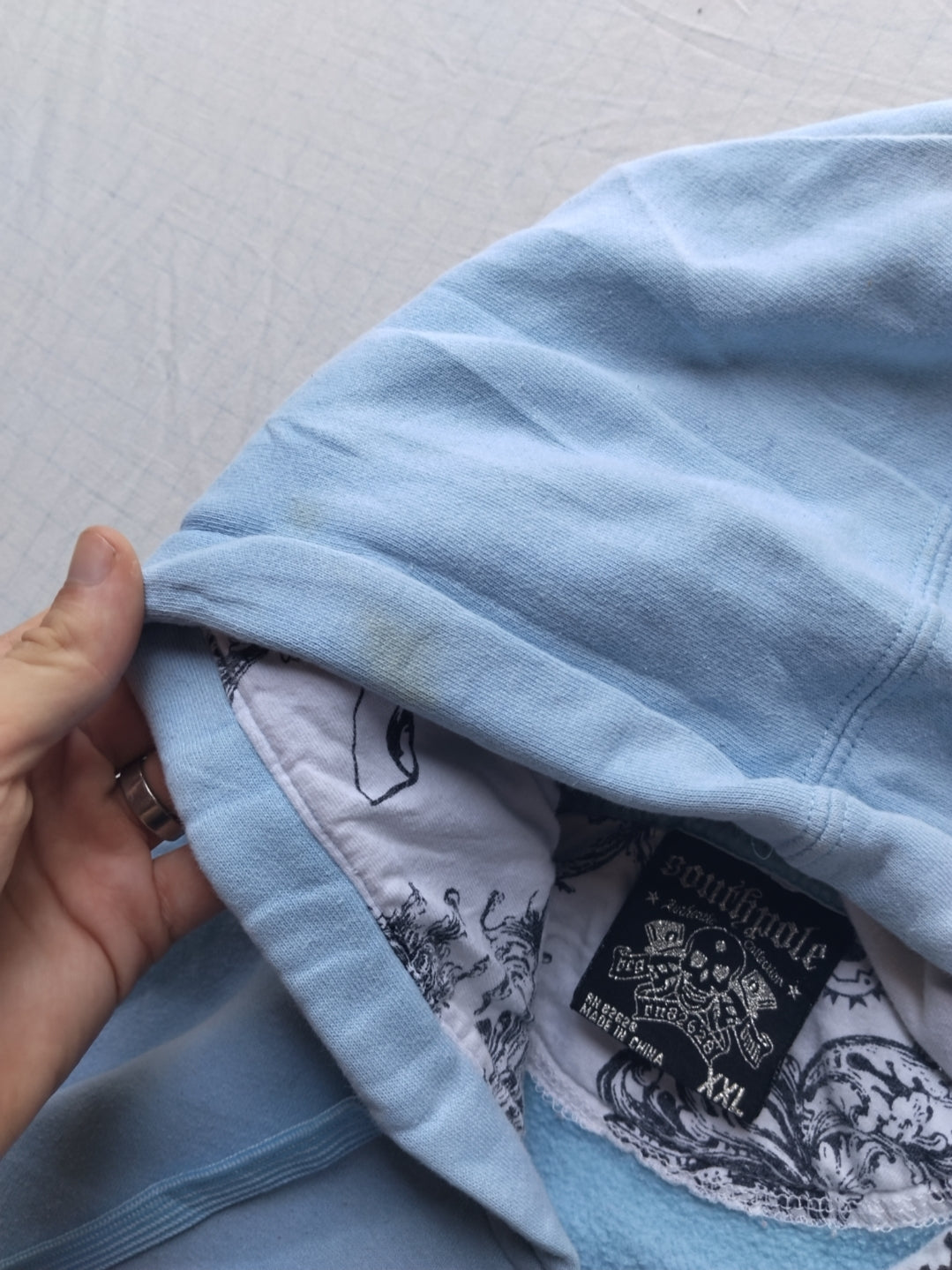Southpole XXL Paisley Y2k Vintage Zip Up Hoodie