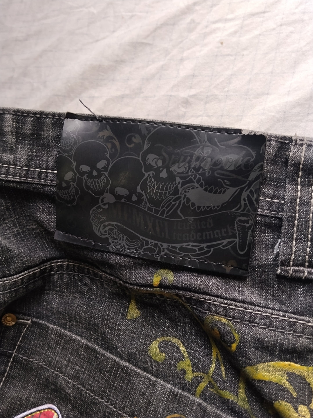 Southpole W36 Flannel Red Tab Baggy Jeans Y2k