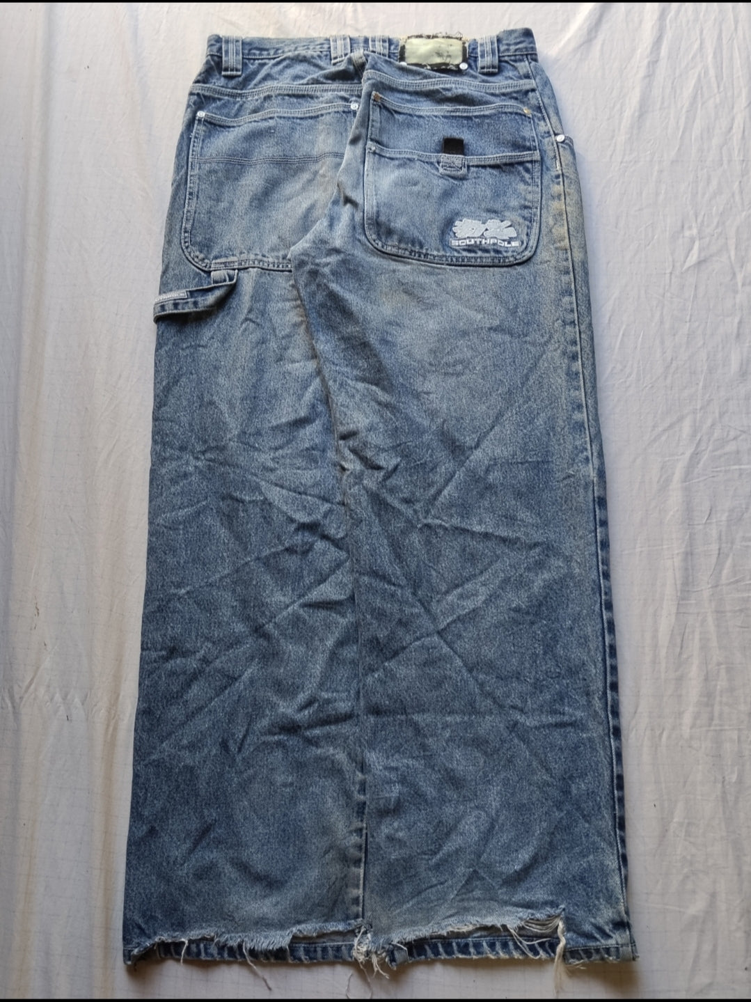 Southpole W33 Japanese Kanji Baggy Jeans Y2k Vintahe