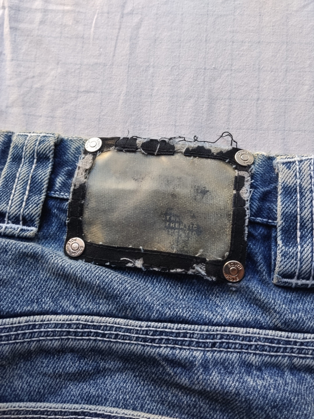 Southpole W33 Japanese Kanji Baggy Jeans Y2k Vintahe