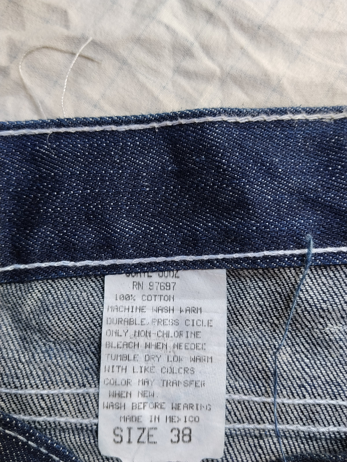 Rmc W38 Embroidered Geisha Baggy Jeans Y2k