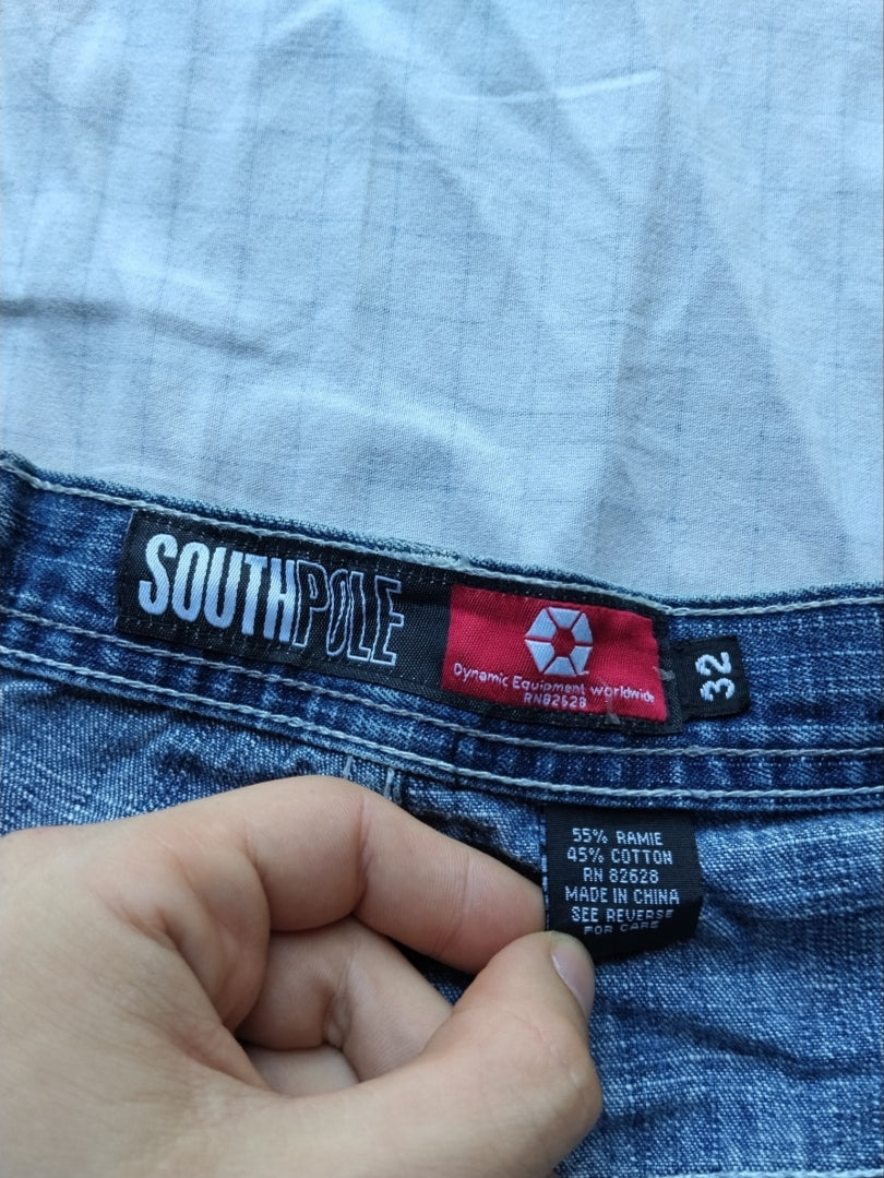 Southpole W32 Red Tab Y2k Baggy Jeans