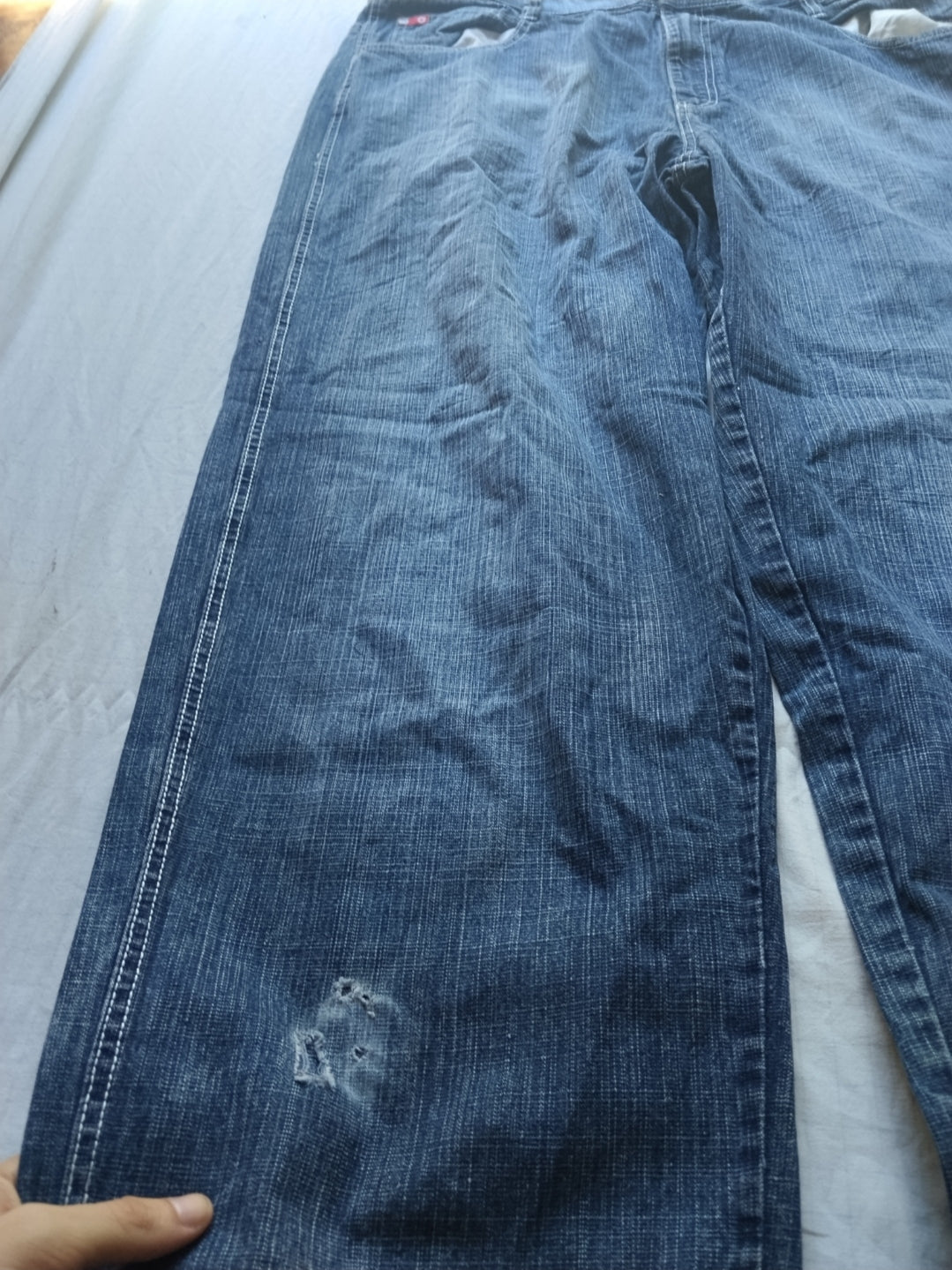 Southpole W42 Red Tab Baggy Jeans Y2k