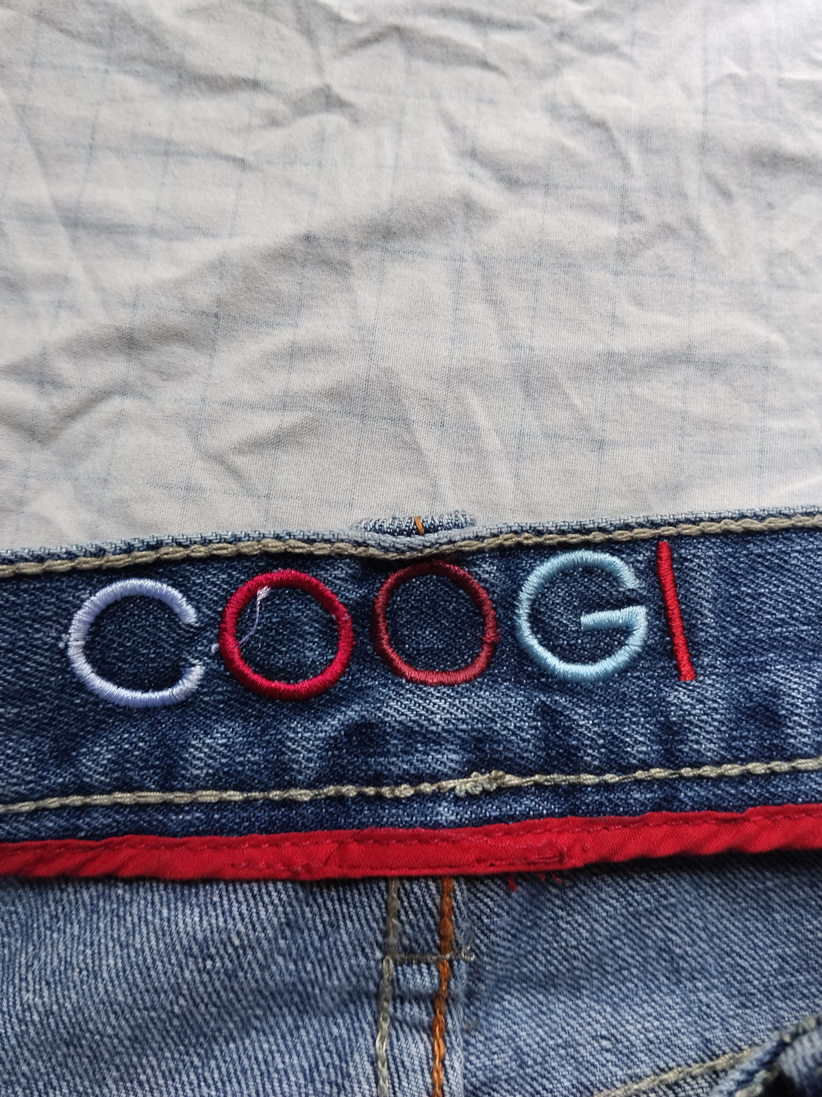 Coogi W32 Baggy Jeans Y2k Embroidered Vintage