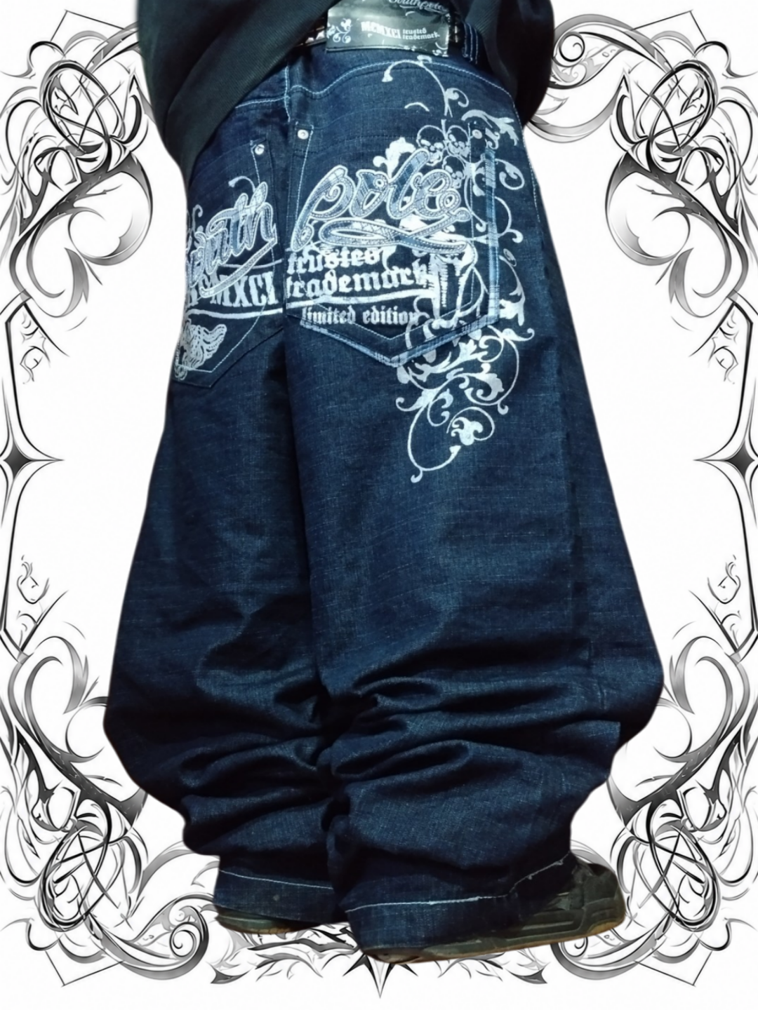 Southpole W34 Flannel Jesse Pinkman Baggy Y2k Jeans