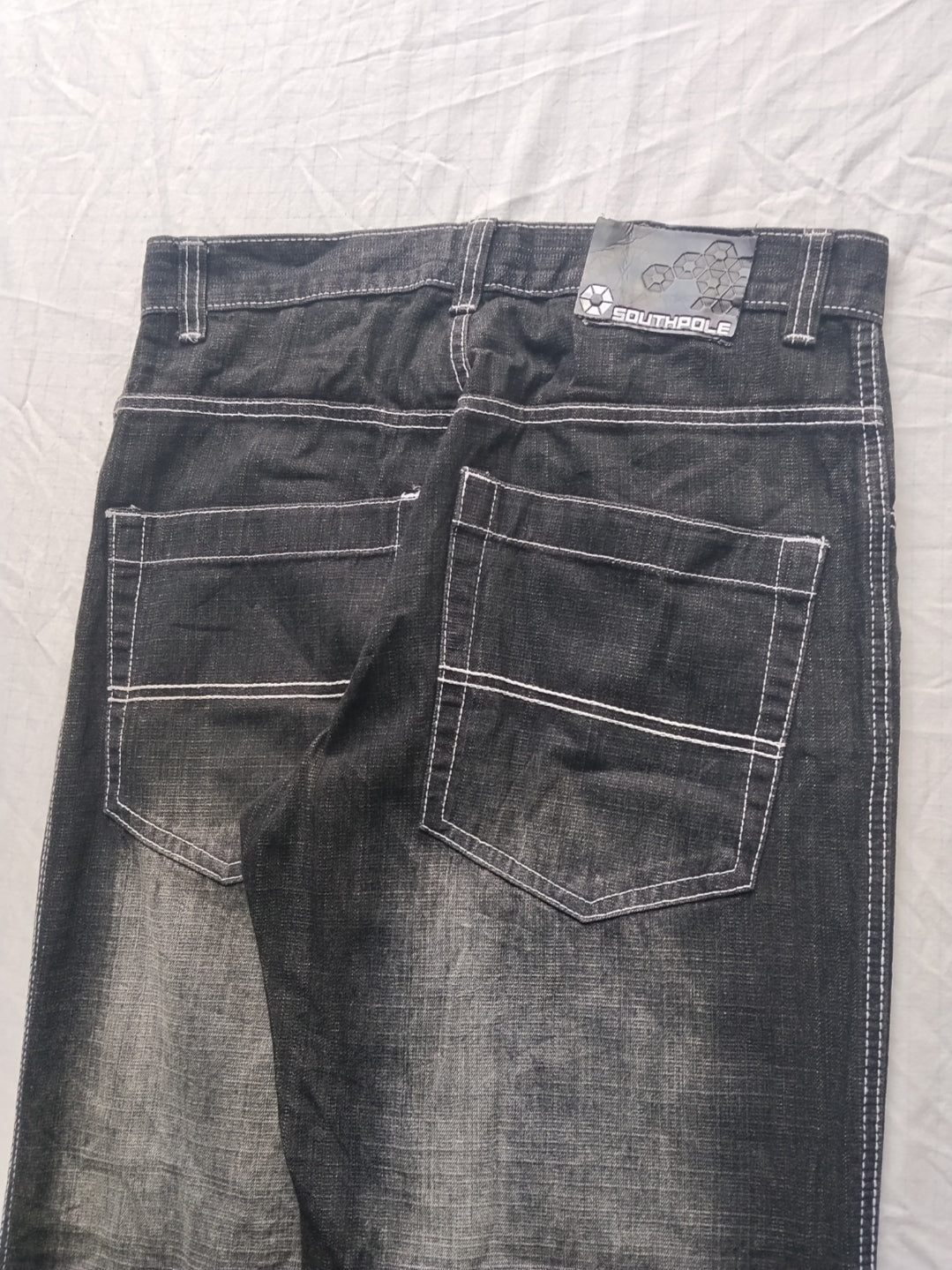 Southpole W34 Charcoal Baggy Jeans Y2k Vintage