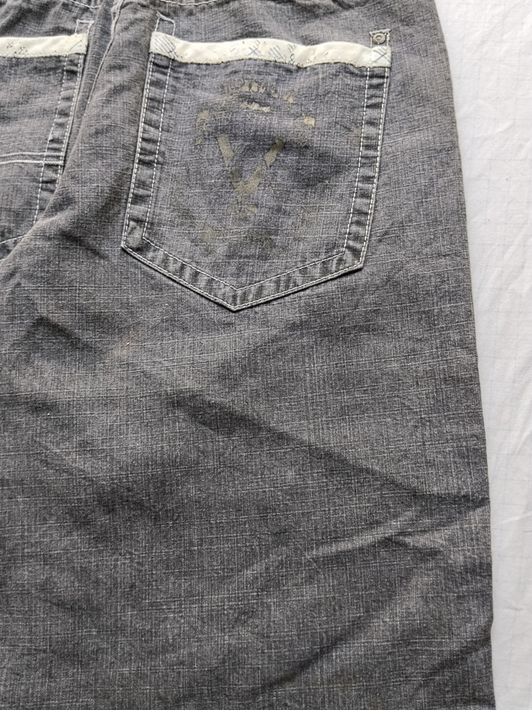 Southpole W34 Gold Tab Baggy Jorts Y2k