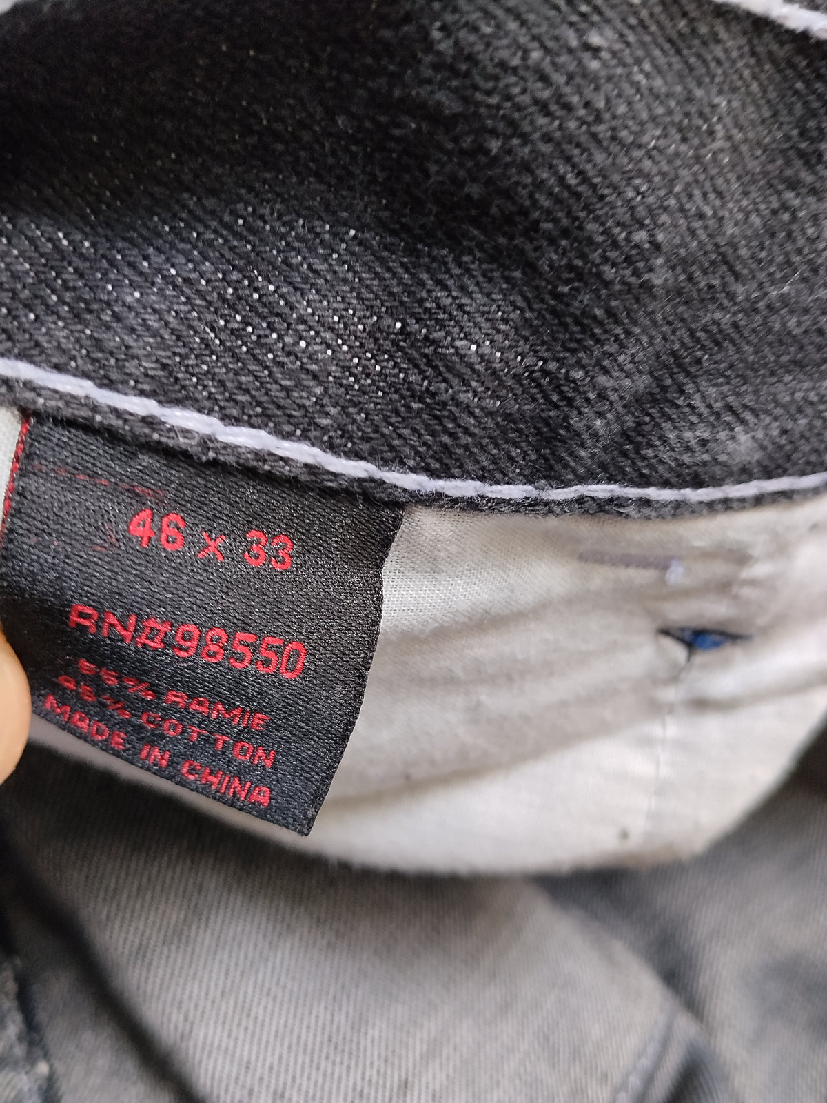 Red Ape W48 Baggy Jeans Y2k Wings Grail