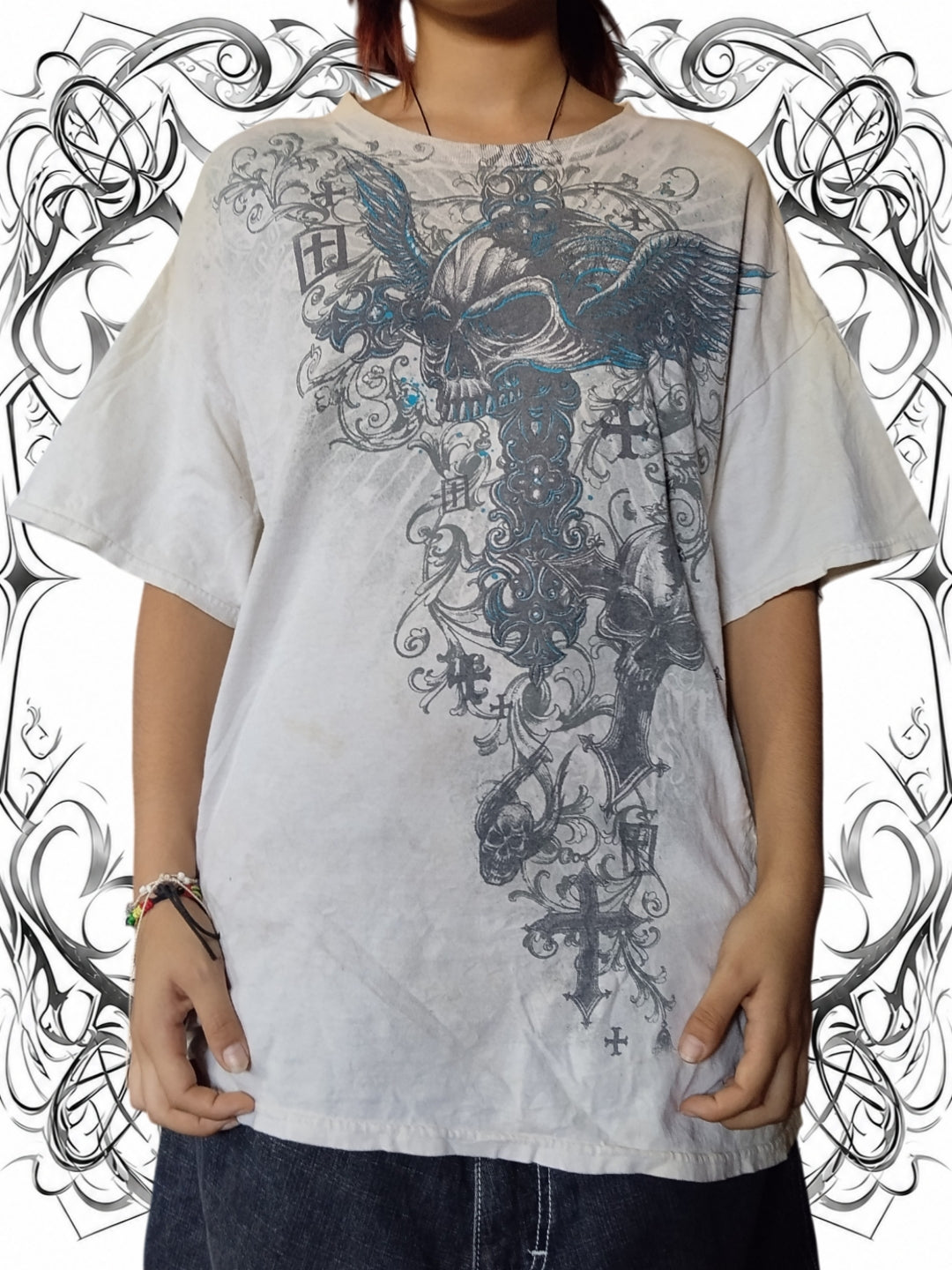 Skull Size L Vintage T-Shirt Y2k