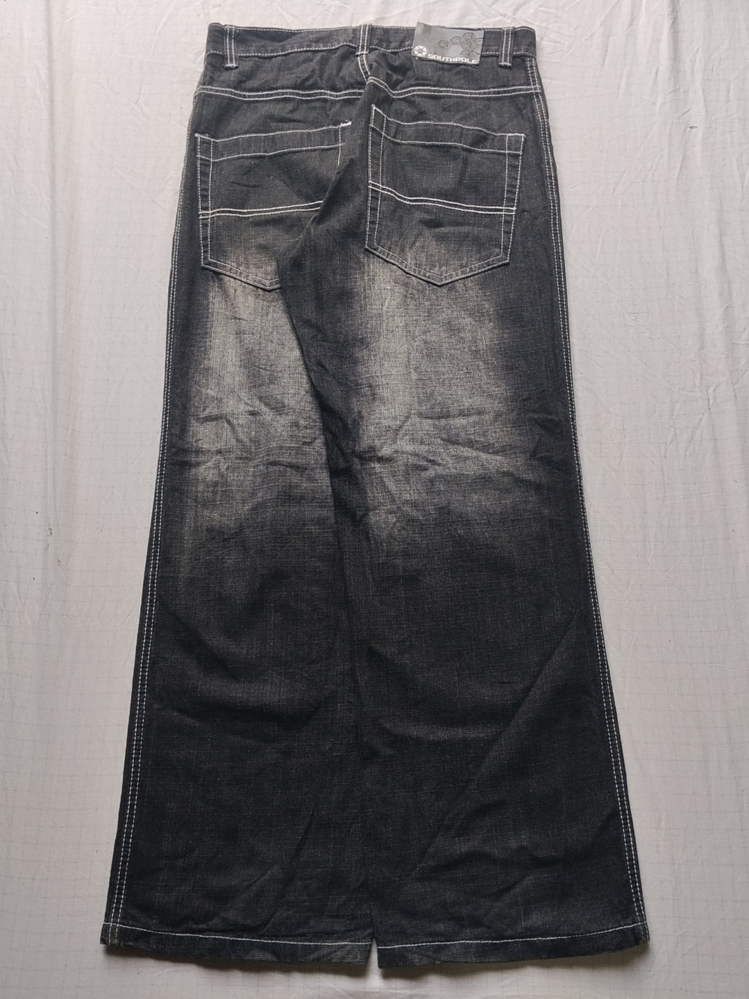 Southpole W34 Charcoal Baggy Jeans Y2k Vintage