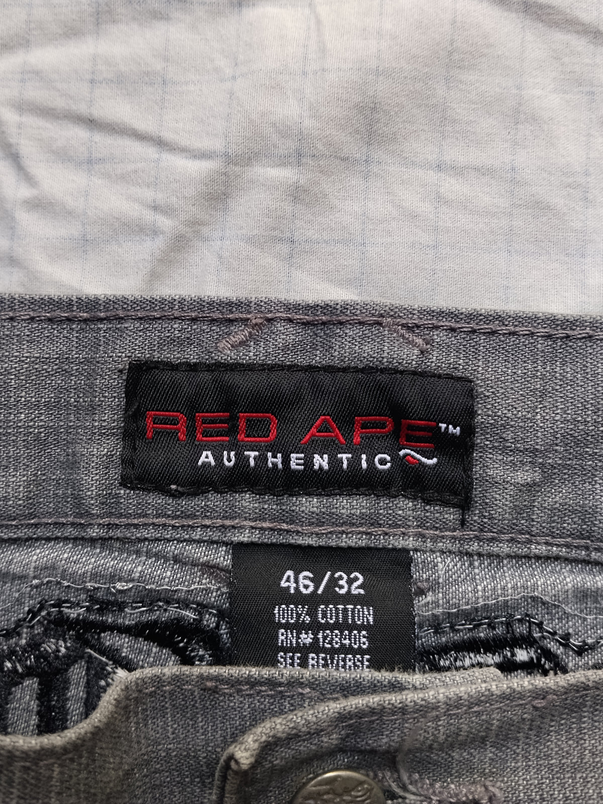 Red Ape W52 Baggy Jeans Y2k Wings Grail