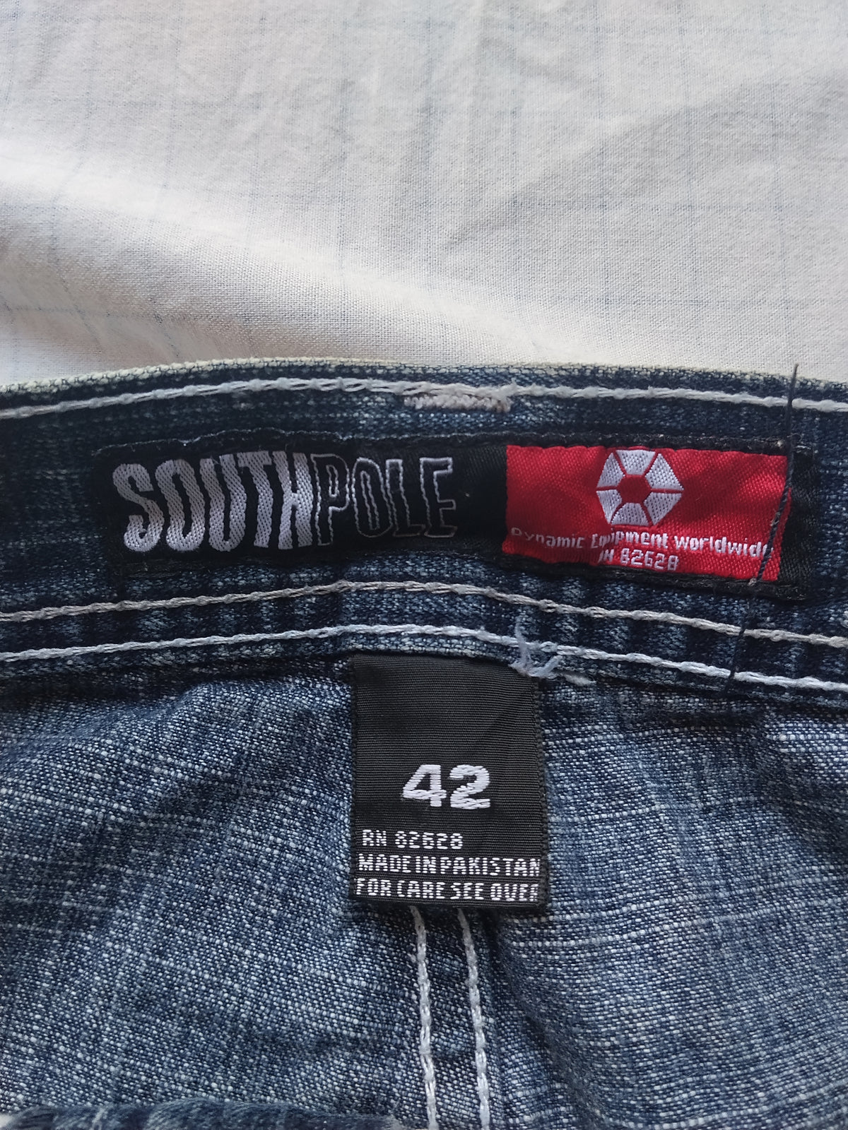 Southpole W42 Red Tab Baggy Jeans Y2k
