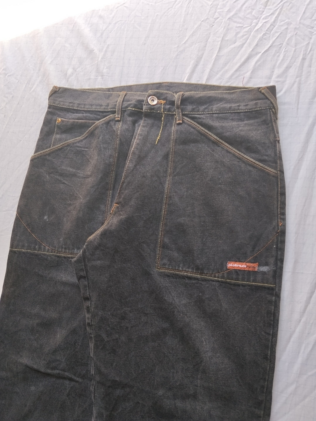 Platinum Fubu W36 Fat Albert Baggy Jeans Y2k