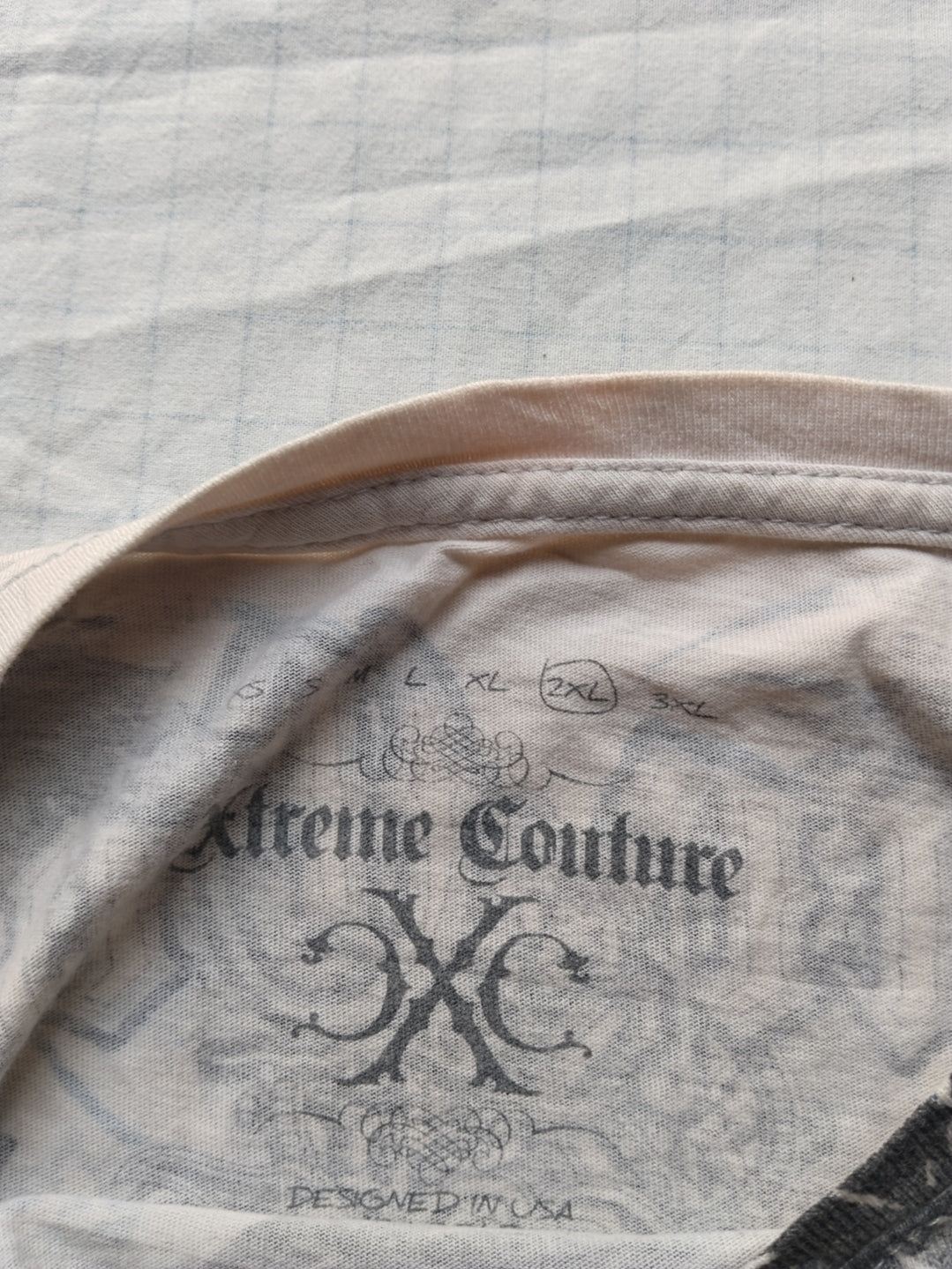 Xtreme Couture 2XL Vintage Y2k Gothic T-shirt