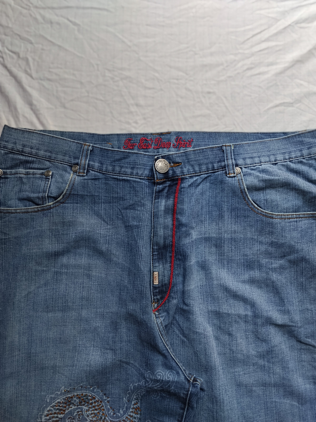 Platinum Gear W42 Baggy Jeans Dragon Y2k