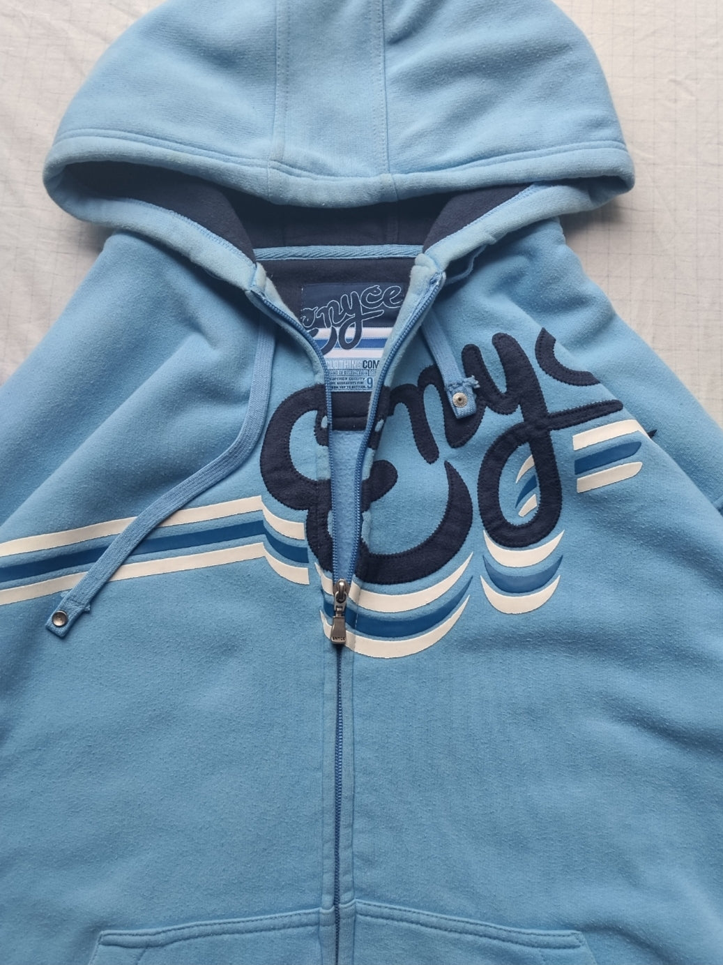 Enyce XXL Embroidered HipHop Y2k Hoodie Vintage