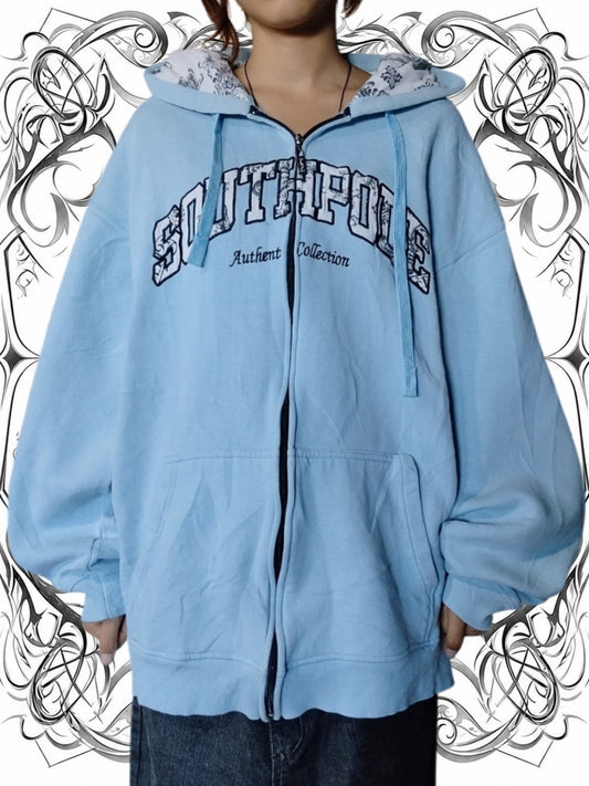 Southpole XXL Paisley Y2k Vintage Zip Up Hoodie