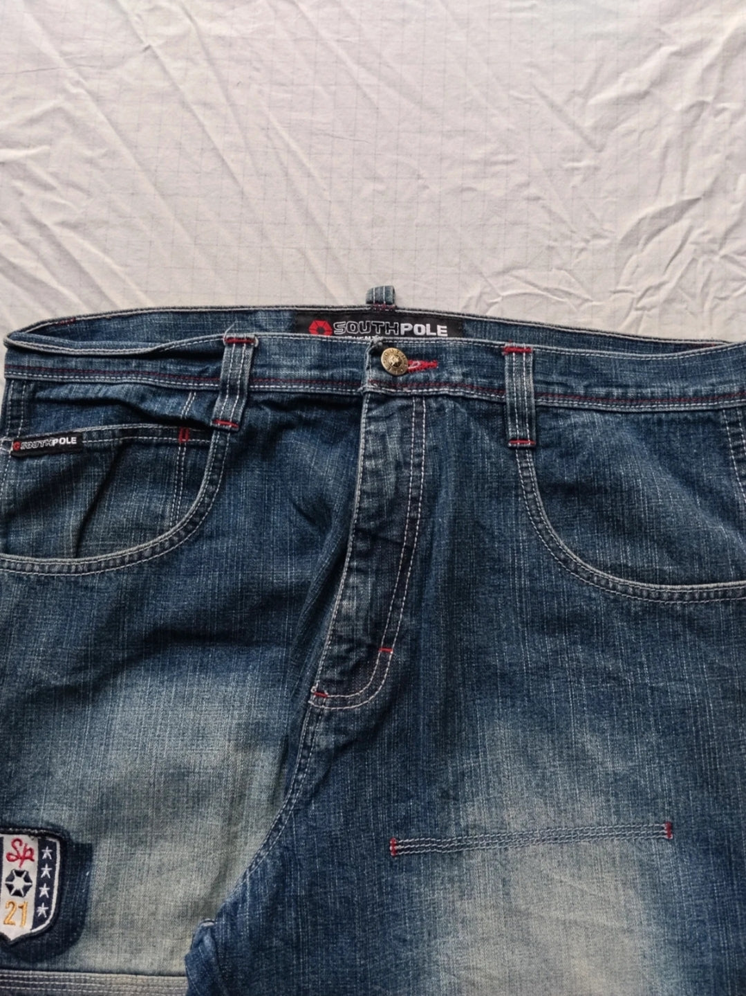 Southpole W34 No Tab Baggy Jeans Vintage Y2k