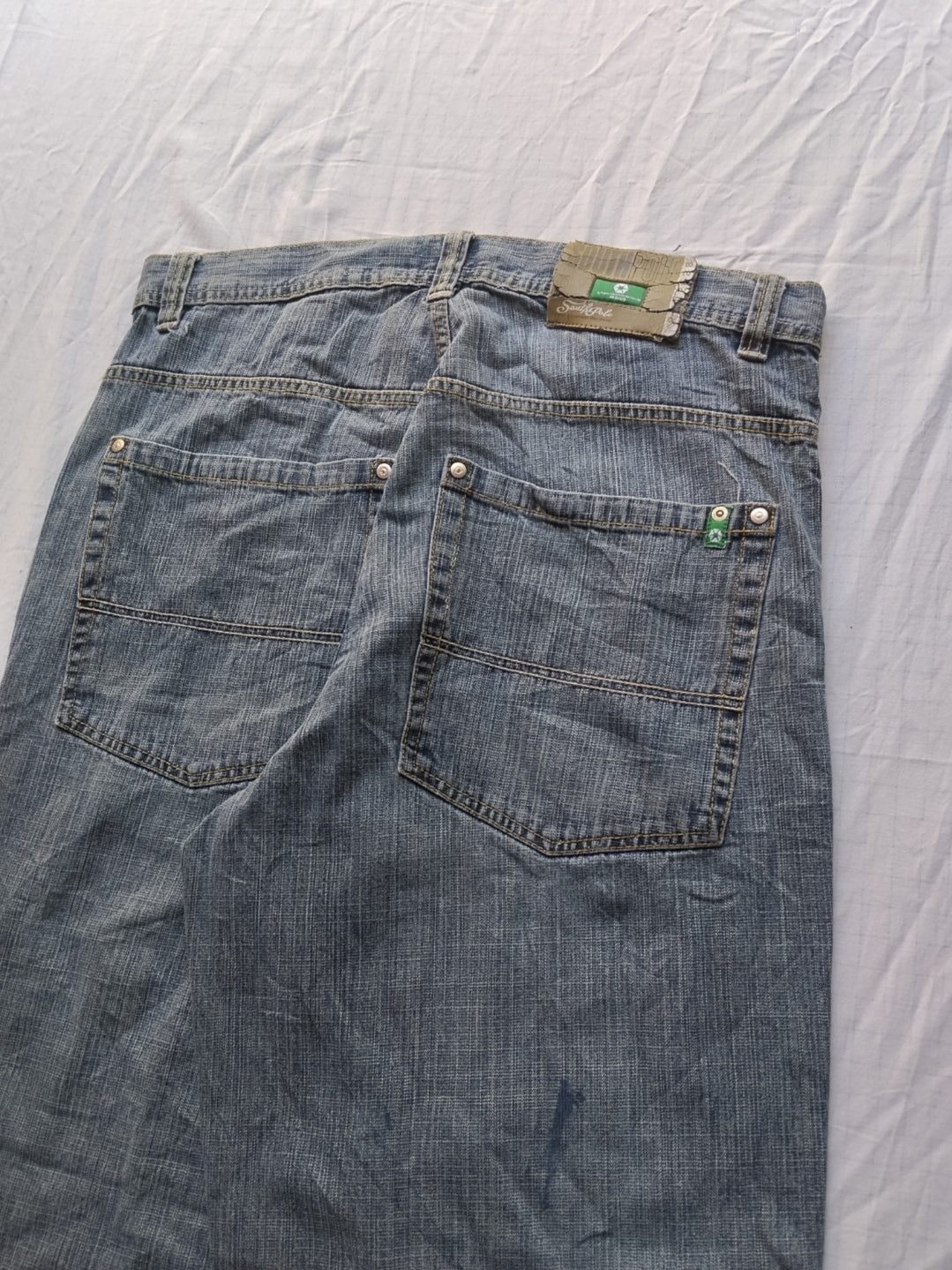 Southpole W38 Green Tab Og Baggy Jeans Y2k