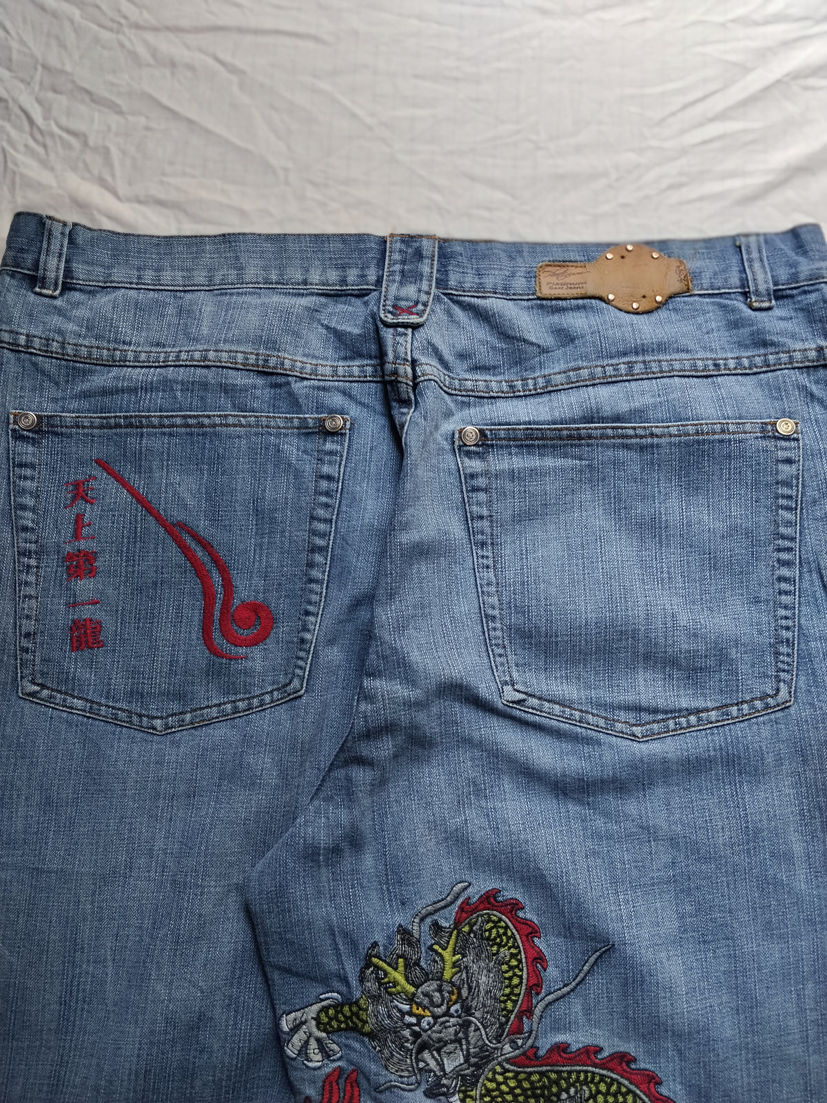 Platinum Gear W42 Baggy Jeans Dragon Y2k