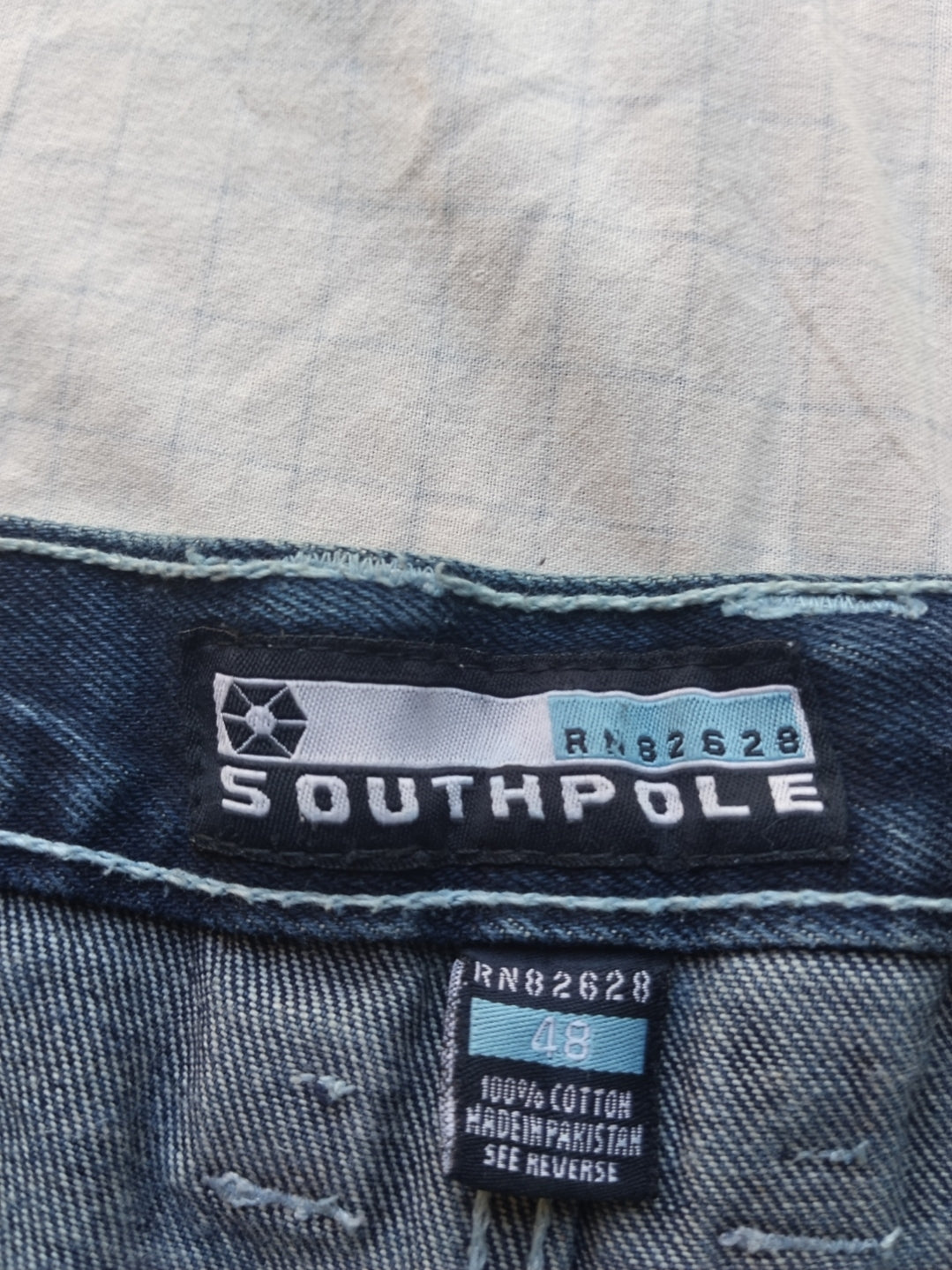 Southpole W48 Vintage Baggy Jeans Y2k Rare