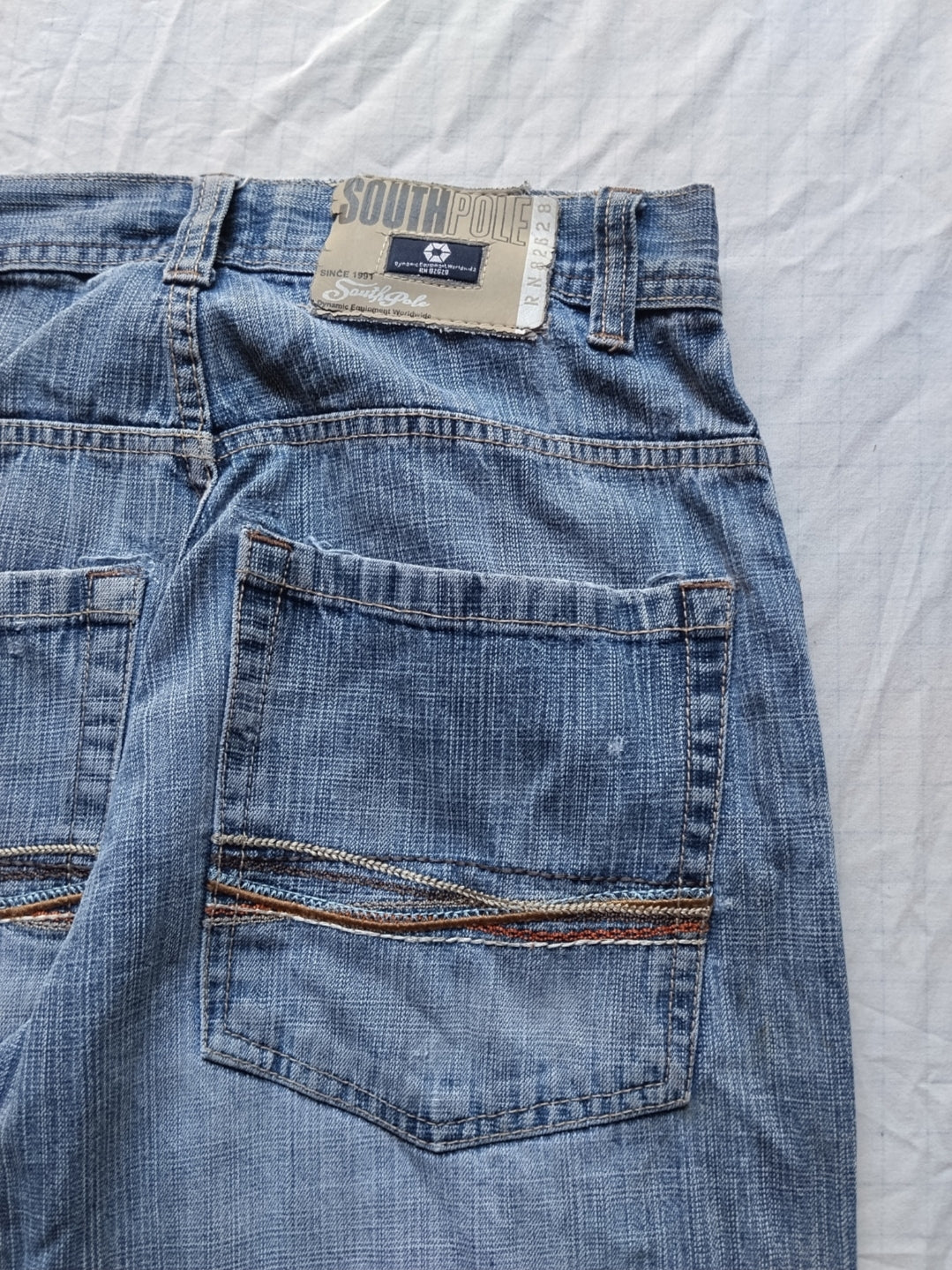 Southpole W29 Chains Black Tab Baggy Jeans Y2k