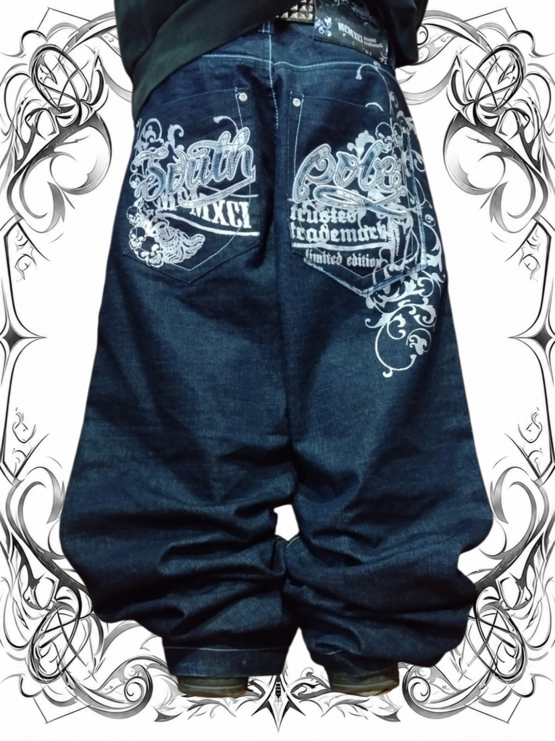 Southpole W34 Flannel Jesse Pinkman Baggy Y2k Jeans