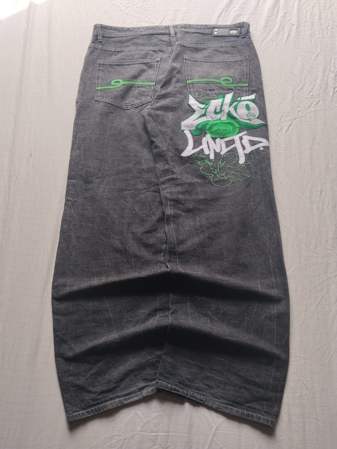 Ecko Unltd W38 Graffiti Baggy Jeans Y2k