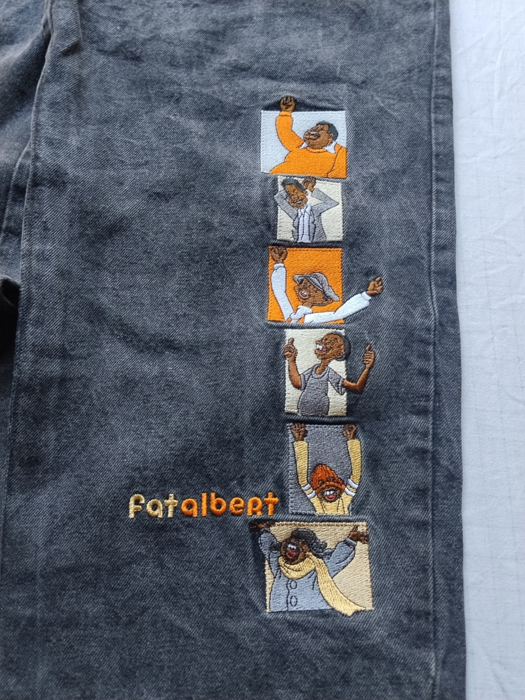 Platinum Fubu W36 Fat Albert Baggy Jeans Y2k